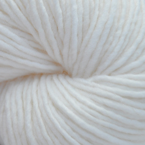 Brown Sheep Top of the Lamb Worsted in Blanche - a bright white colorway