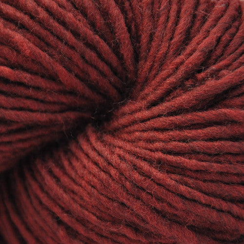 Brown Sheep Top of the Lamb Worsted in Burnt Red - a dark red-orange colorway