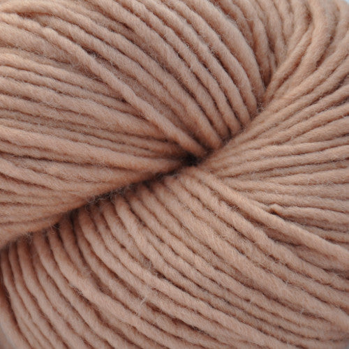 Brown Sheep Top of the Lamb Worsted in New Dune - a soft terra cotta red in colorway
