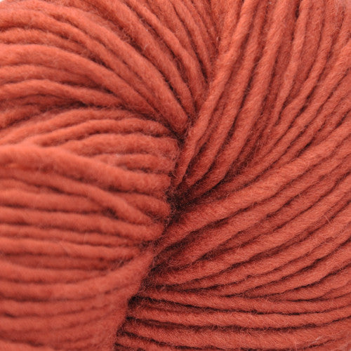 Brown Sheep Top of the Lamb Worsted in Terra Cotta - a terra cotta orange colorway