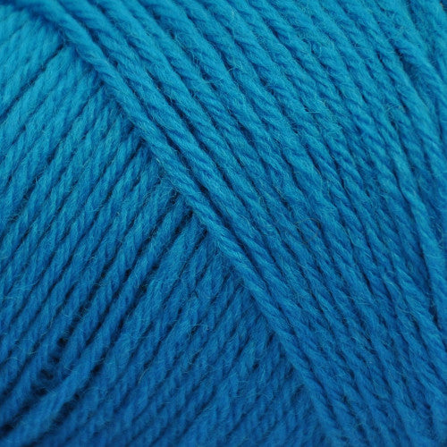 Brown Sheep Wildfoote Sock in Blue Bird - a cerulean colorway