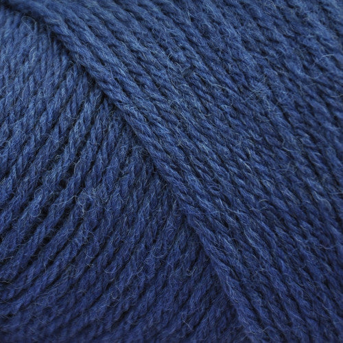 Brown Sheep Wildfoote Sock in Blue Flannel - a nay blue colorway