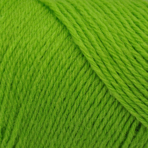 Brown Sheep Wildfoote Sock in Deco Lime - a lime green colorway