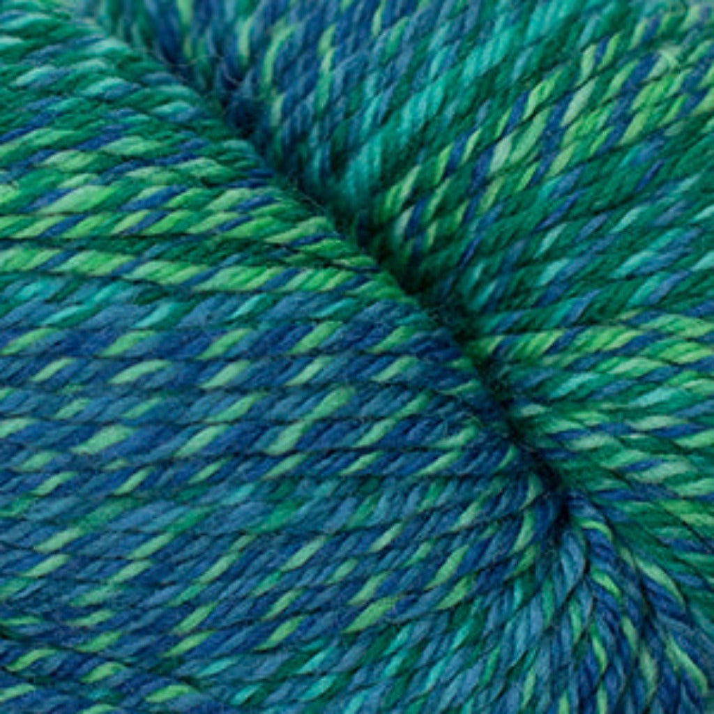 Cascade 220 Superwash Wave in Blue Green - a tonal colorway in blues and greens