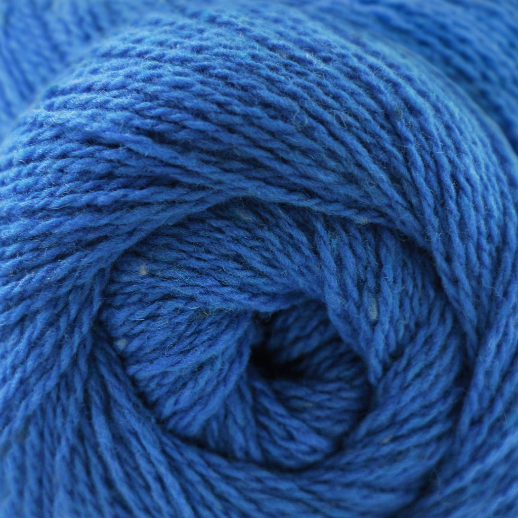 Cascade Aegean Tweed in Deep Water - a cool blue tweed colorway 