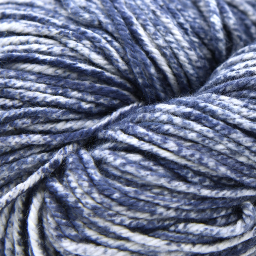 Cascade Nifty Cotton Effects 308 - a variegated navy and white colorway