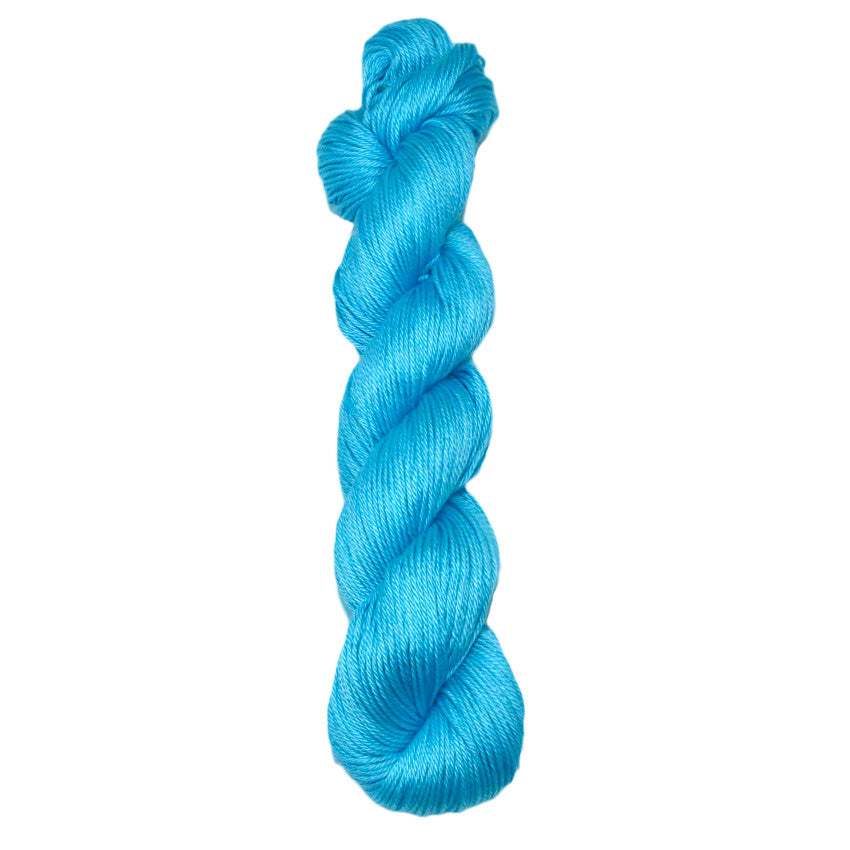 Cascade Ultra Pima Yarn in Aqua - a bright aqua blue colorway