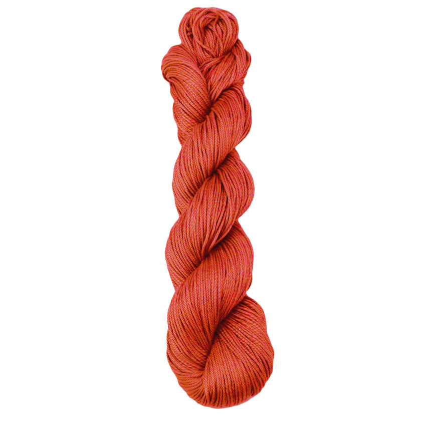 Cascade Ultra Pima Yarn in Ember - a red-orange colorway