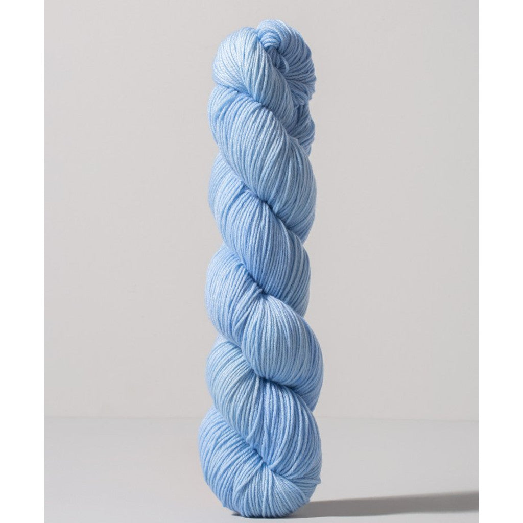 Gusto Wool Core Fingering 1011 - a light powder blue colorway