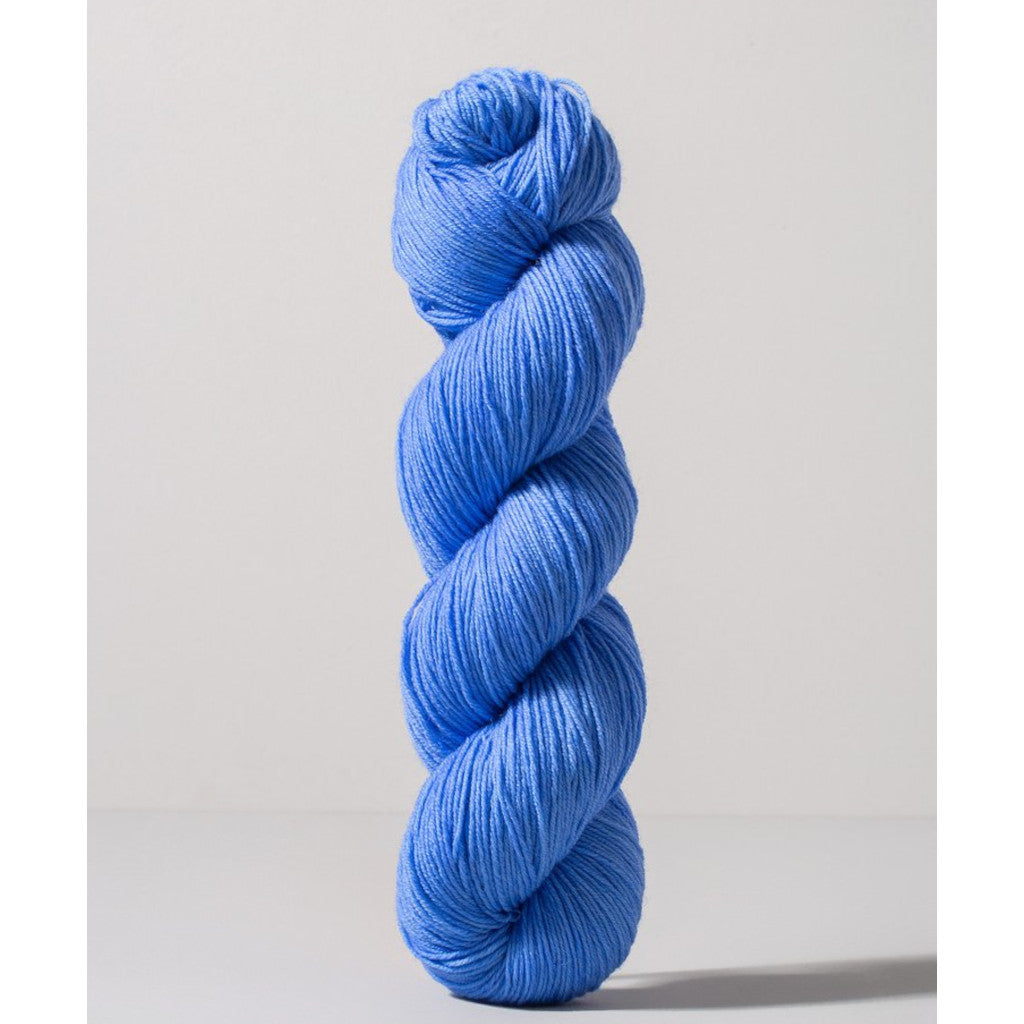 Gusto Wool Core Fingering 1013 - a deep sky blue colorway