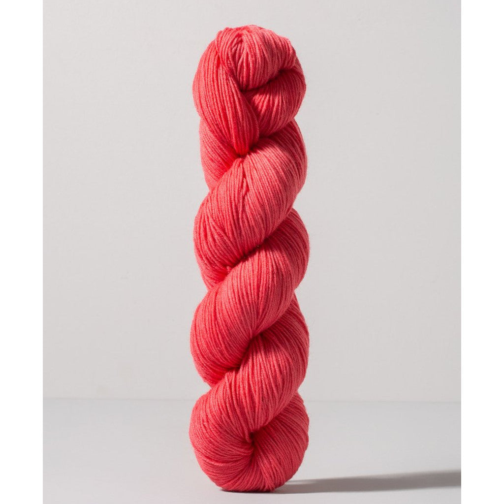 Gusto Wool Core Fingering 1030 - a strawberry pink colorway