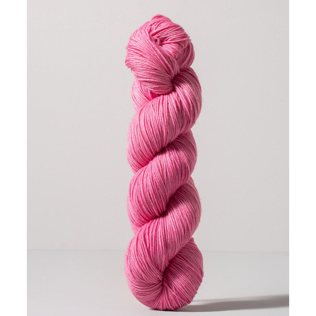 Gusto Wool Core Fingering 1034 - a mid pink colorway