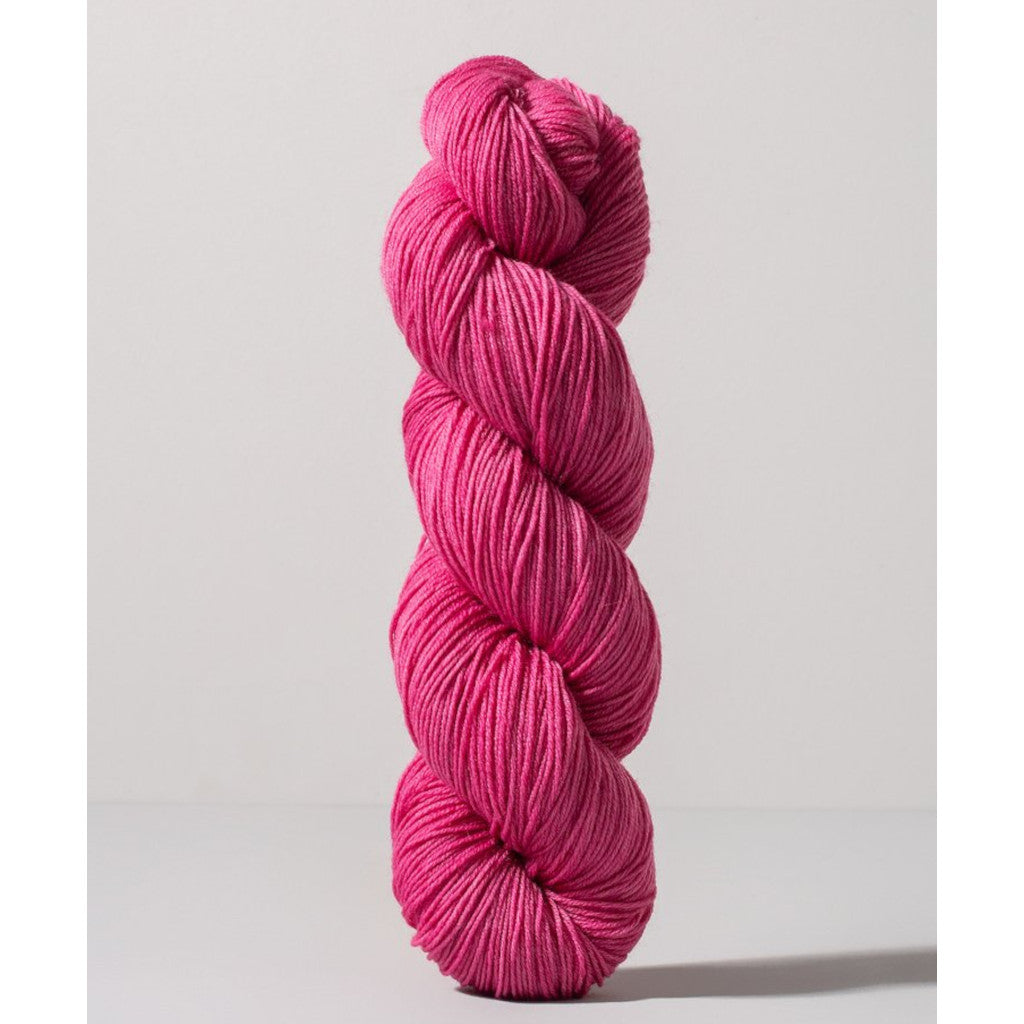 Gusto Wool Core Fingering 1035 - a dark hot pink colorway