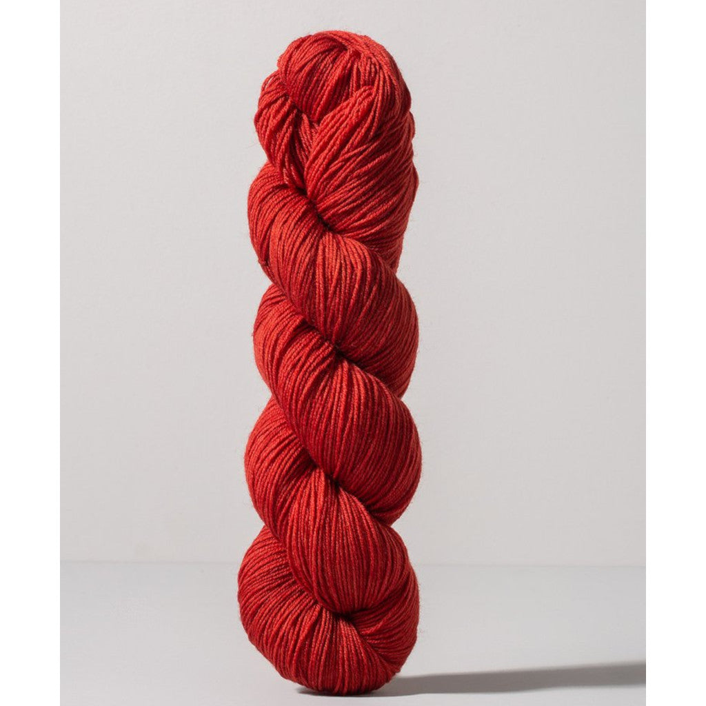 Gusto Wool Core Fingering 1048 - a chili red colorway
