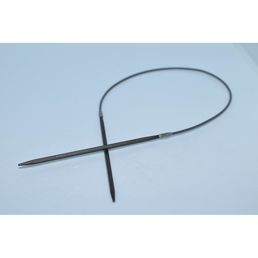 Kollage Fixed Circular Needles - Square Needles with a Soft Cable