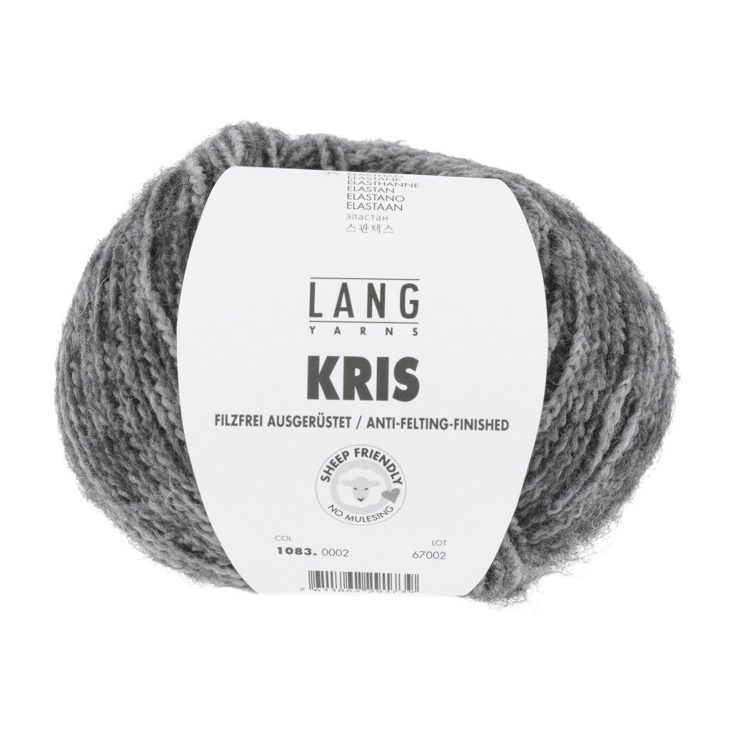 Lang Kris 0002 - a heathered mid grey colorway