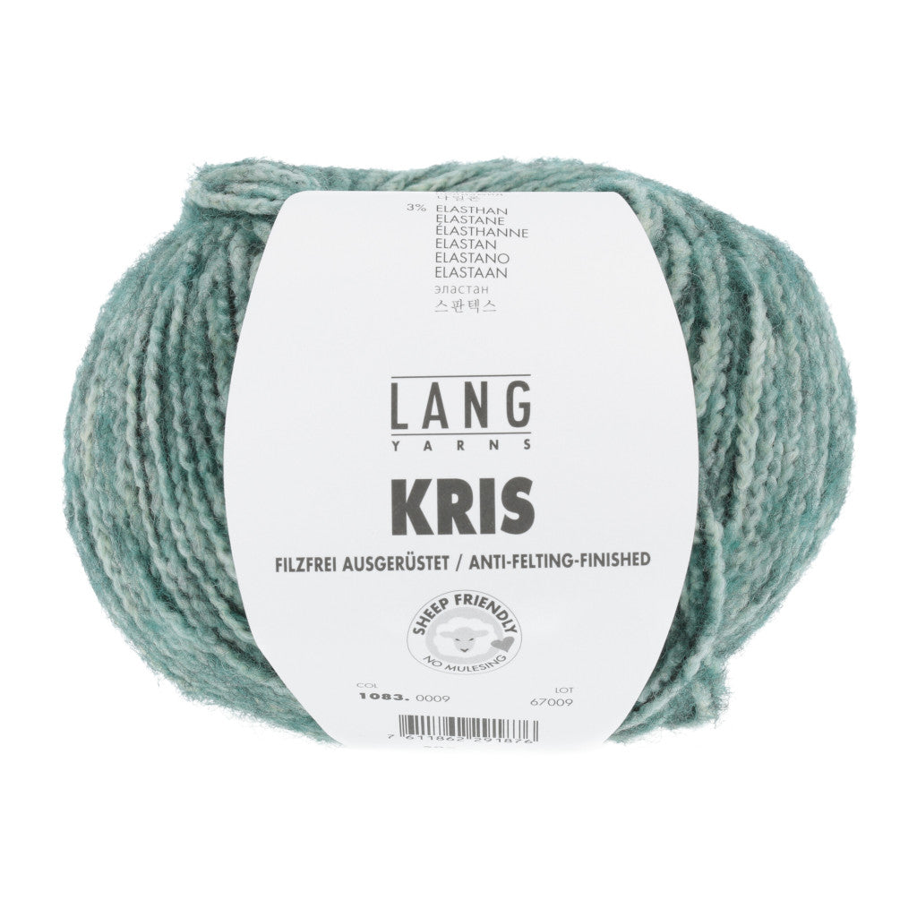 Lang Kris 0009 - a heathered teal colorway
