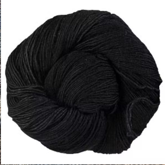 Malabrigo Mechita Black Yarn - a black colorway