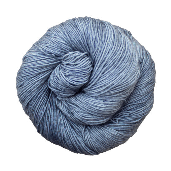 Malabrigo Mechita Gris Yarn - a faded blue colorway