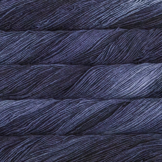 Malabrigo Mechita Paris Night Yarn - a tonal navy colorway