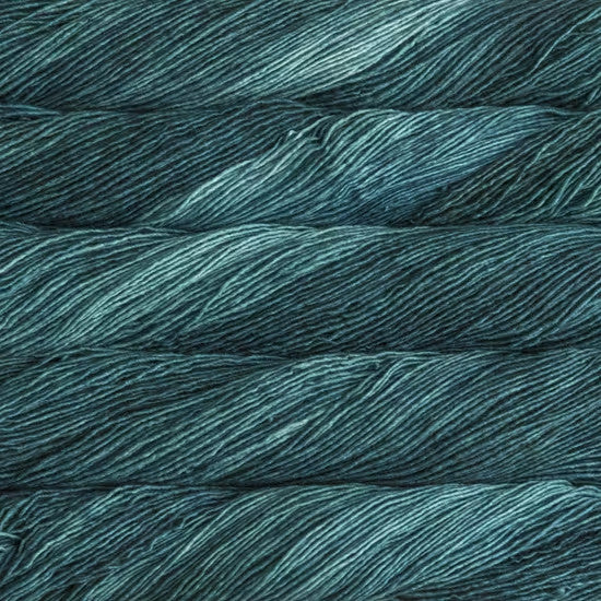 Malabrigo Mechita Teal Feather Yarn - a tonal teal colorway
