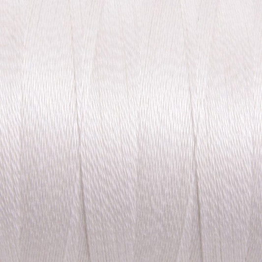 Ashford Mercerized Cotton in Bleached White - a bright white colorway