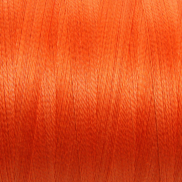 Ashford Mercerized Cotton in Celosia Orange - an orange colorway