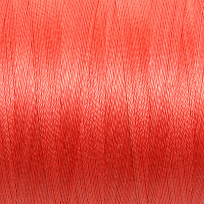 Ashford Mercerized Cotton in Coral Red - a coral colorway