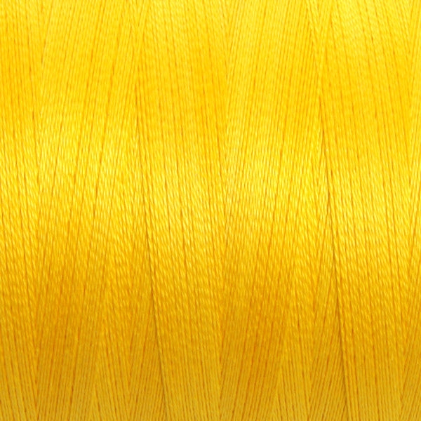 Ashford Mercerized Cotton in Freesia - a bright yellow colorway