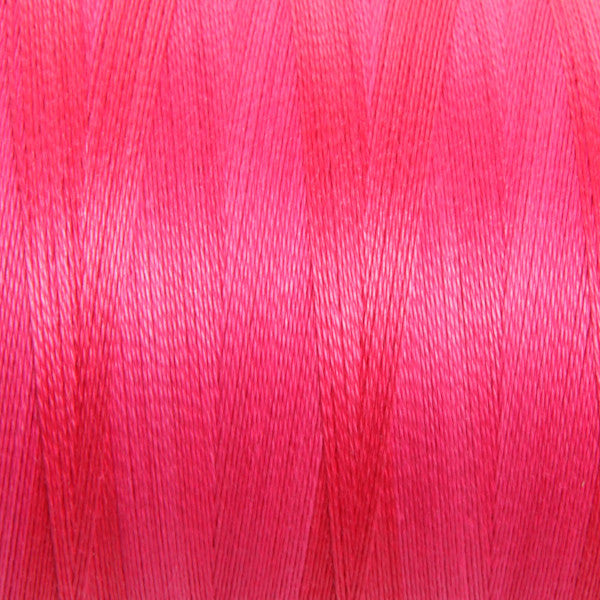 Ashford Mercerized Cotton in Honeysuckle - a bright pink colorway