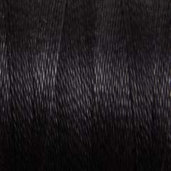 Ashford Mercerized Cotton in Jet Set Black - a black colorway