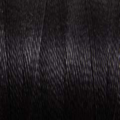 Ashford Mercerized Cotton in Jet Set Black - a black colorway