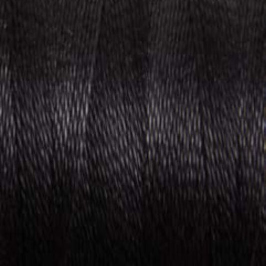 Ashford Mercerized Cotton in Jet Set Black - a black colorway