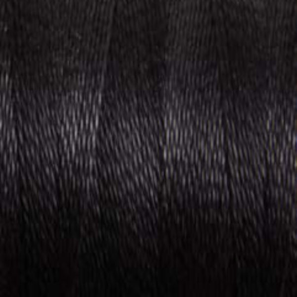 Ashford Mercerized Cotton in Jet Set Black - a black colorway