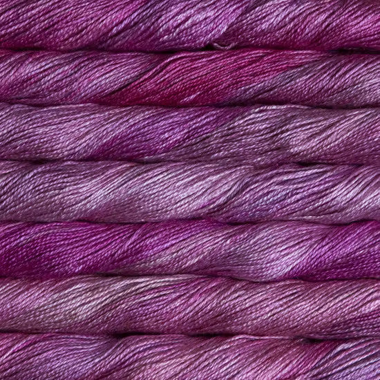 Malabrigo Mora Fingering in English Rose - a light pinkish purple colorway