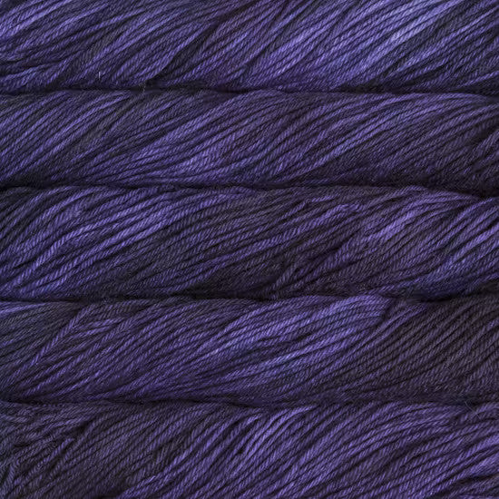 Malabrigo Rios in Purple Mystery - a variegated black and purple colorway