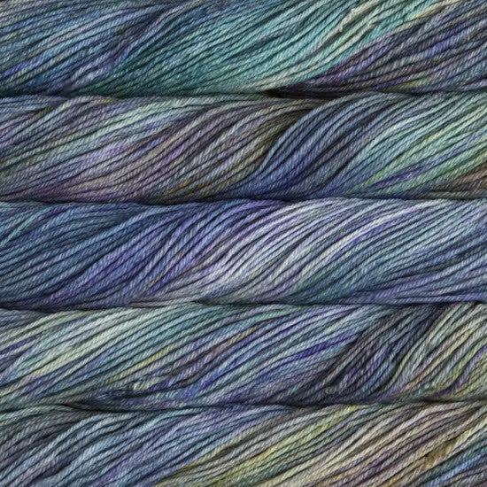 Malabrigo Rios in Indiecita - a variegated blue, teal and yellow colorway