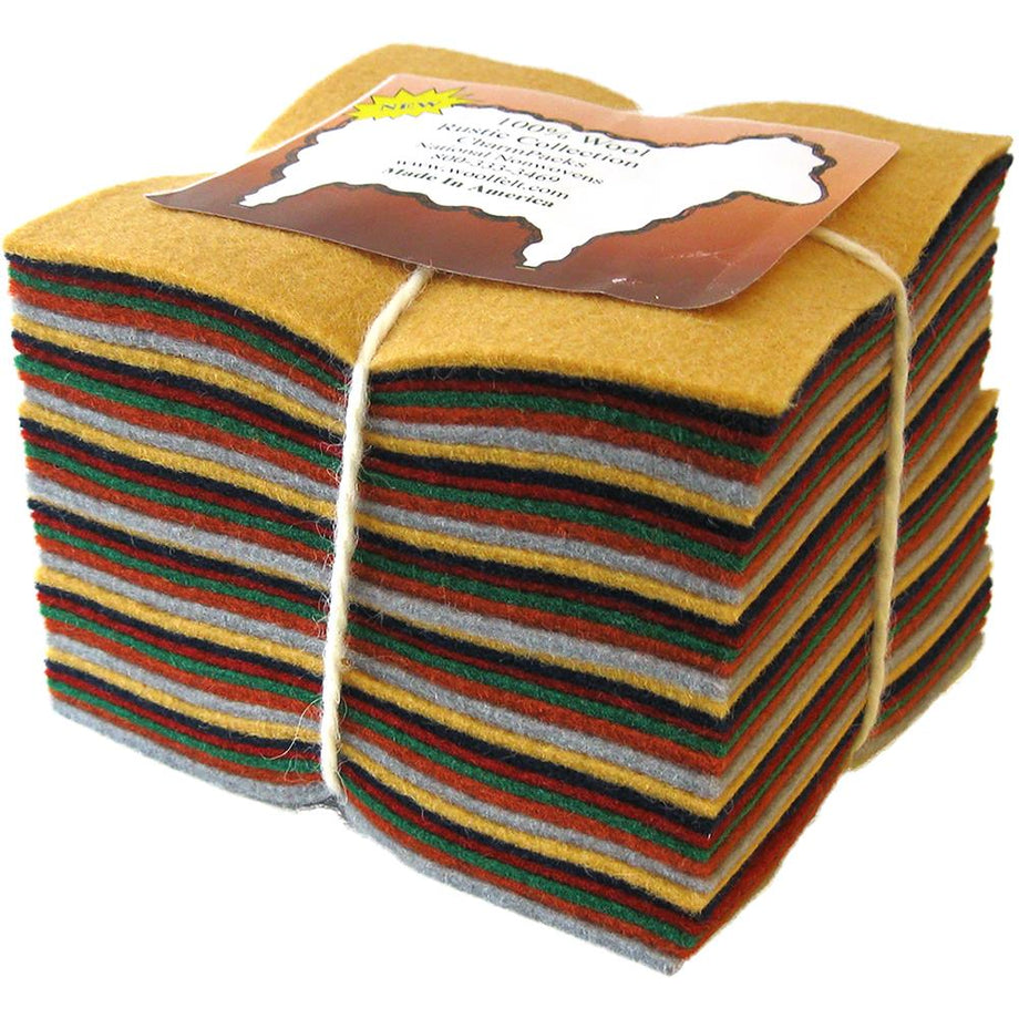 National Nonwovens Woolfelt Wool Charm Pack