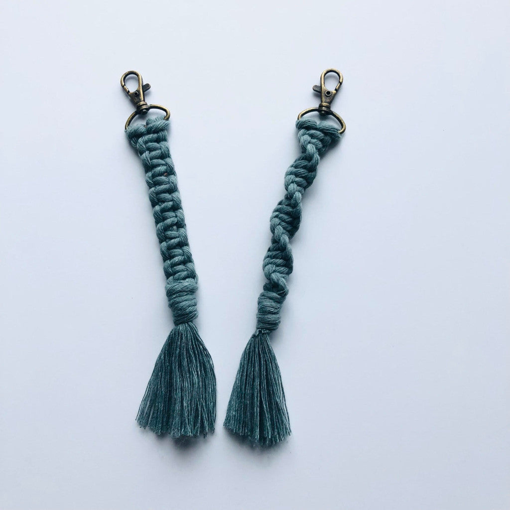 Roving Goddess DIY Macramé Keychain Kit