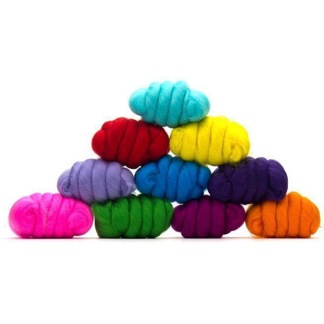 Paradise Fibers Mixed Merino Wool Bag - Beautiful Brights-Fiber-