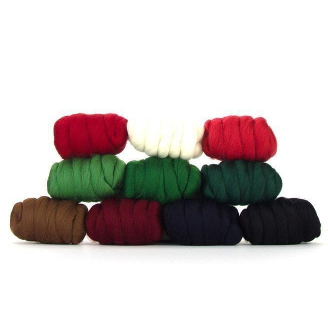 Paradise Fibers Mixed Merino Wool Bag - Christmas Cracker-Fiber-