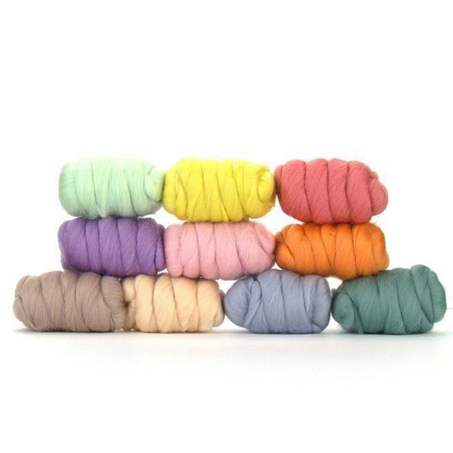 Paradise Fibers Mixed Merino Wool Bag - Pretty Pastels-Fiber-