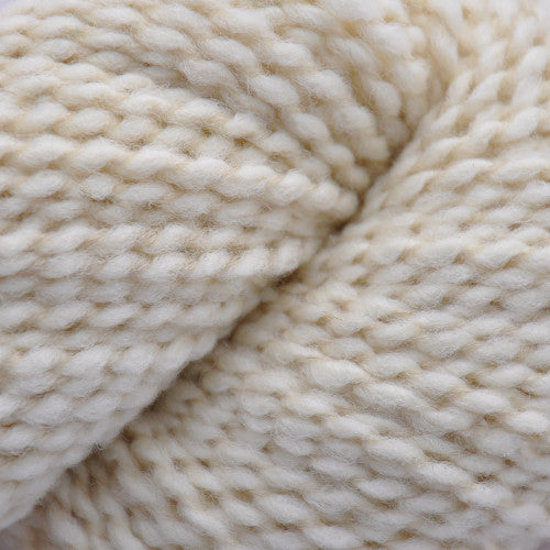 Brown Sheep Lana Boucle' in Aran - an off-white colorway