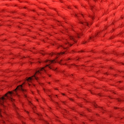 Brown Sheep Lana Boucle' in Cayenne Pepper - a bright red-orange colorway