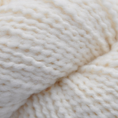 Brown Sheep Lana Boucle' in Cream - a soft white colorway