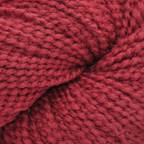 Brown Sheep Lana Boucle' in Deep Garnet - a faded red colorway