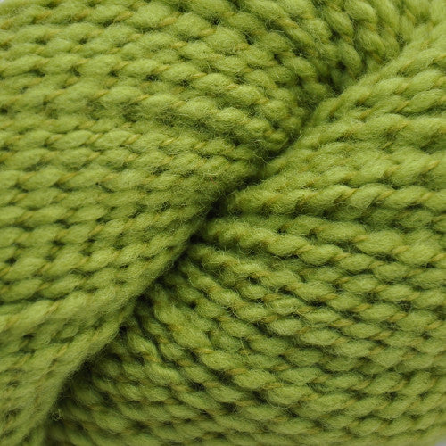 Brown Sheep Lana Boucle' in Sensuous Pear - a yellow-green colorway