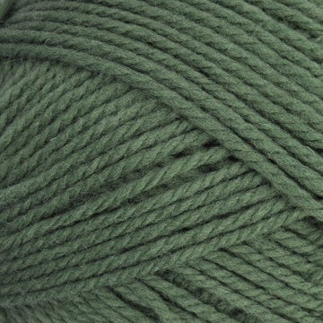 Pewter green yarn close-up