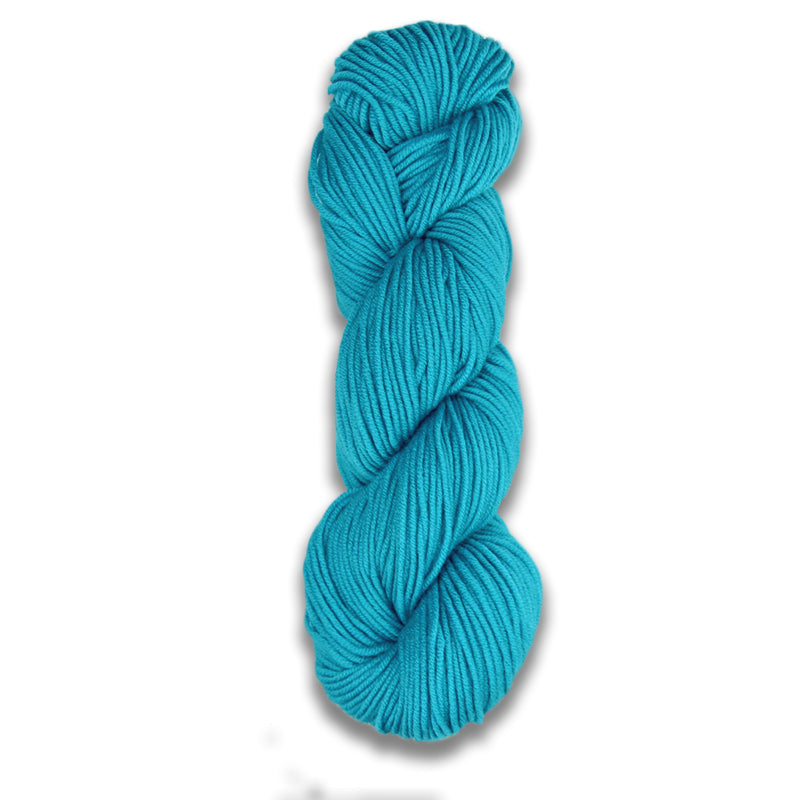 The World's Simplest Mittens Kit in Plymouth Yarns-Kits-DK - Merino Superwash-Turquoise-