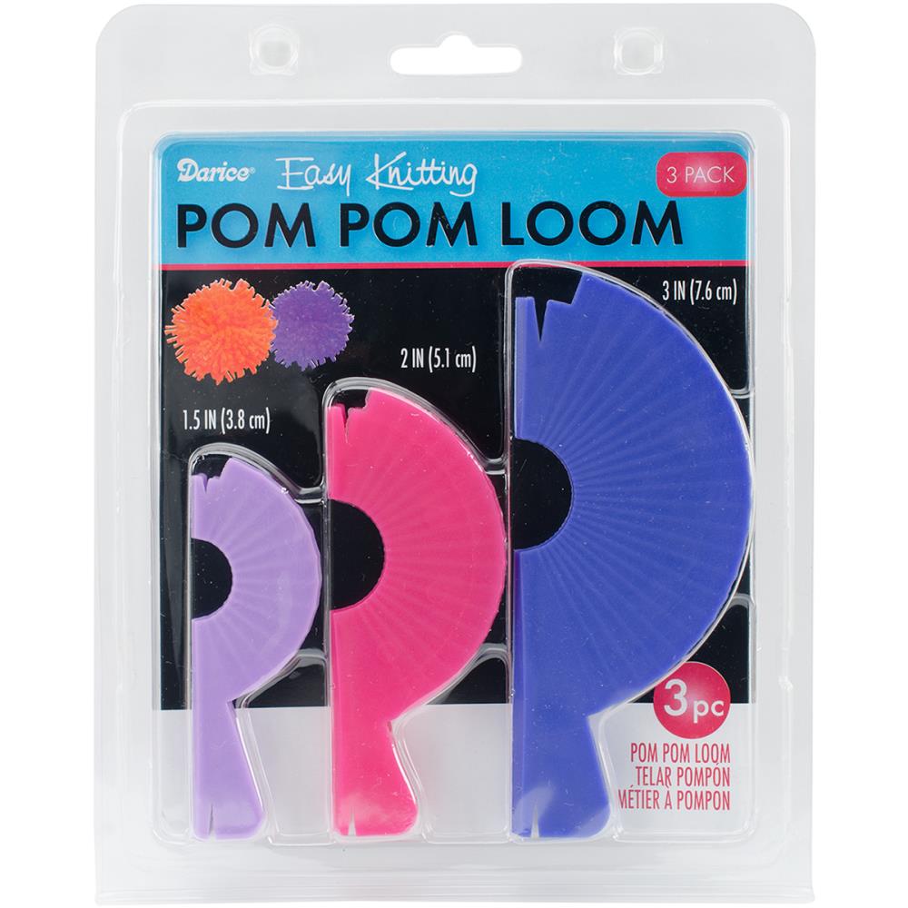 Pom Pom Loom - 3 Pack for One Inch Poms